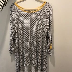 Pretty Patterned Matilda Jane Top